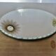 Large round, beveled, 1940-1950, art deco mirror