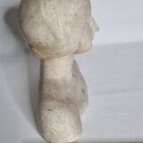 Patinated plaster bust of an unknown princess, Renaissance style after Francesco Laurana, 23 cm