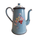 Blue enamel coffee pot