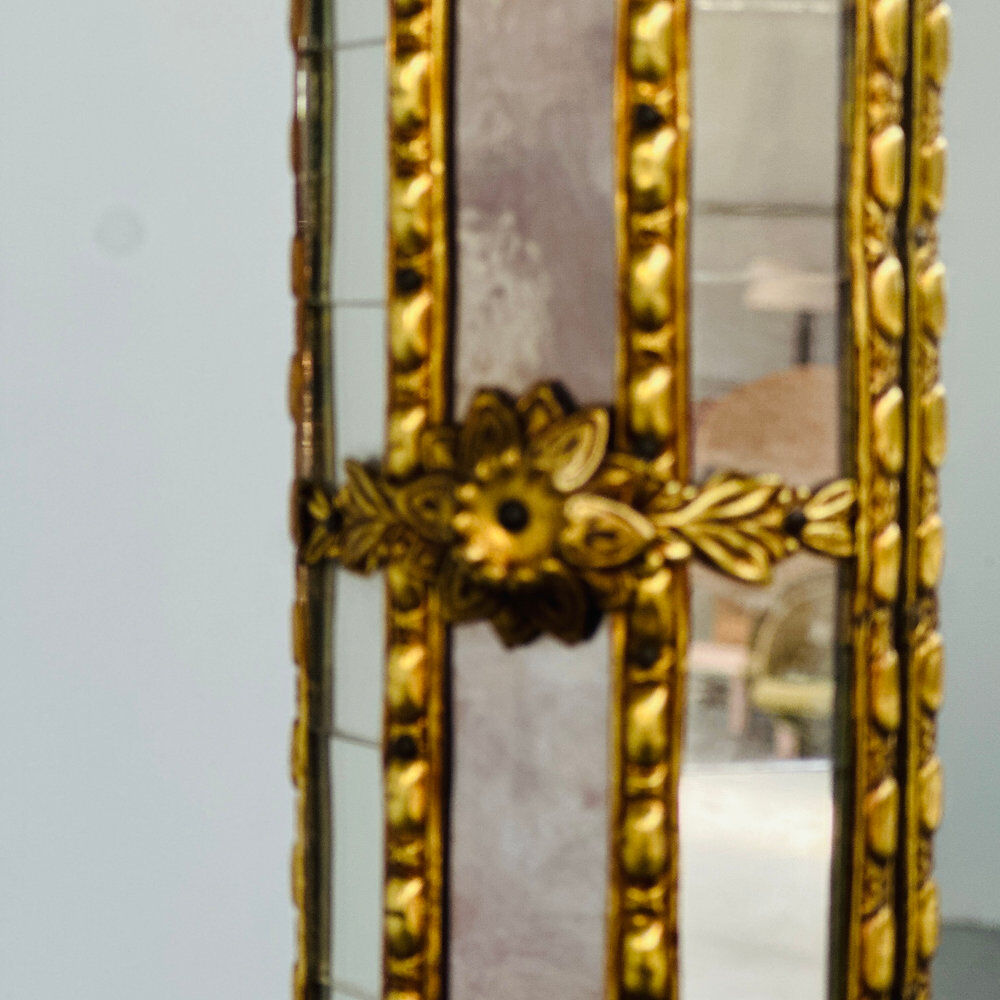 Large decorative Spanish mosaic mirror, 1980s