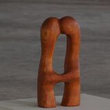 Decorative wooden sculpture "Love" by Ole Wettergren, Denmark, 2000s