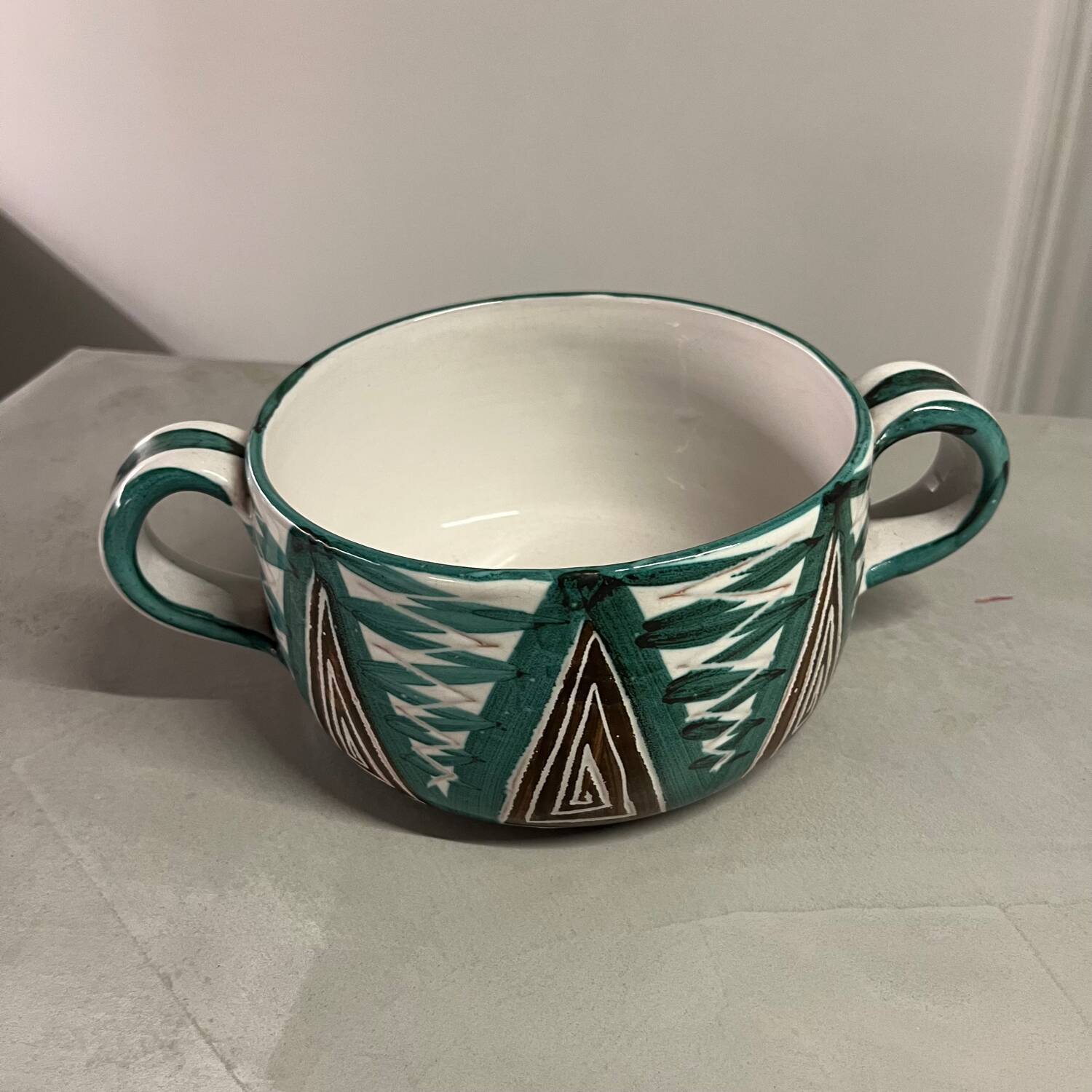 Ceramic salad bowl by Robert Picault