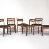 Danish Teak Dining Chairs by H. W. Klein for Bramin, 1960s, Set of 6