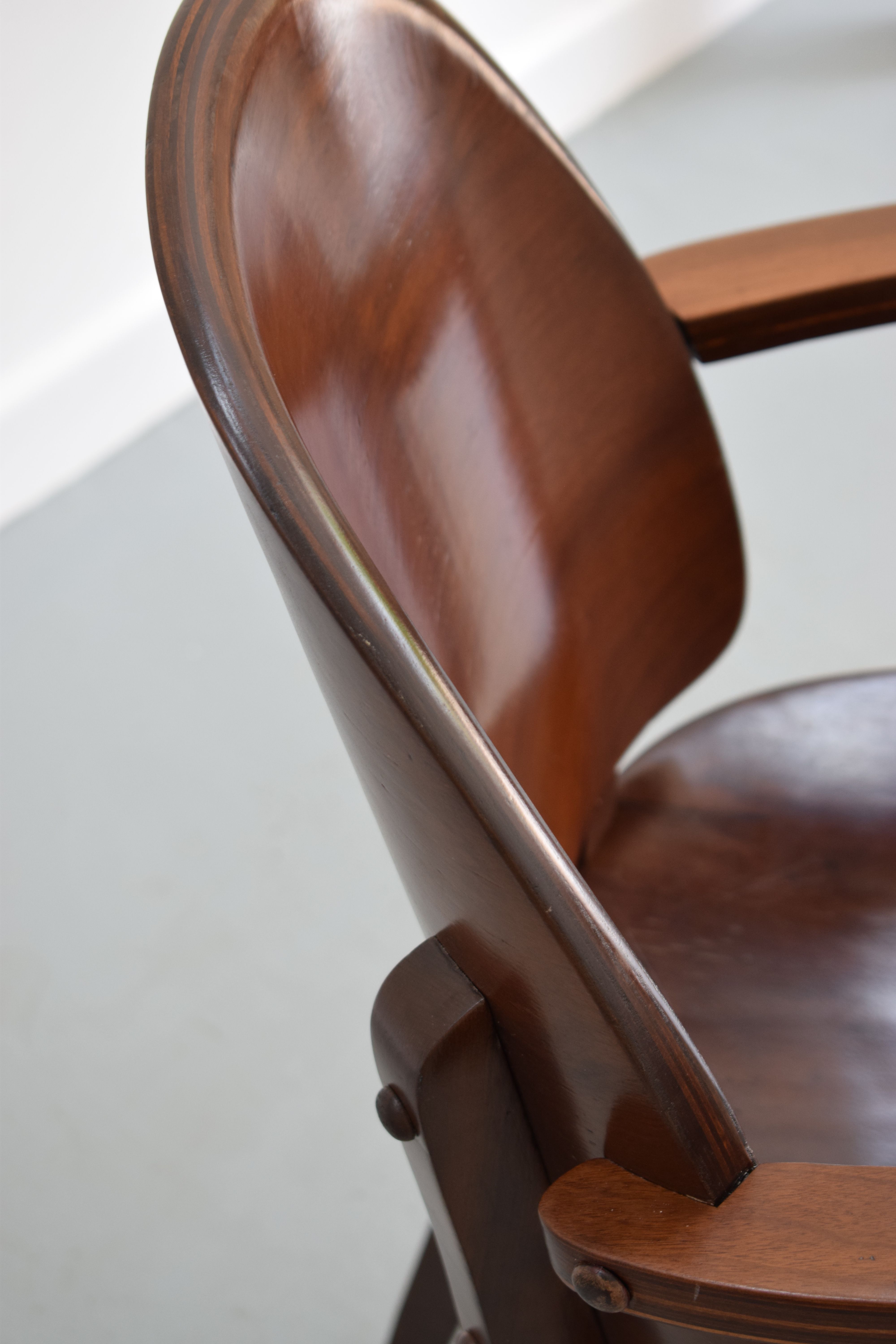 Midcentury modern brazilian office chair by Moveis CIMO