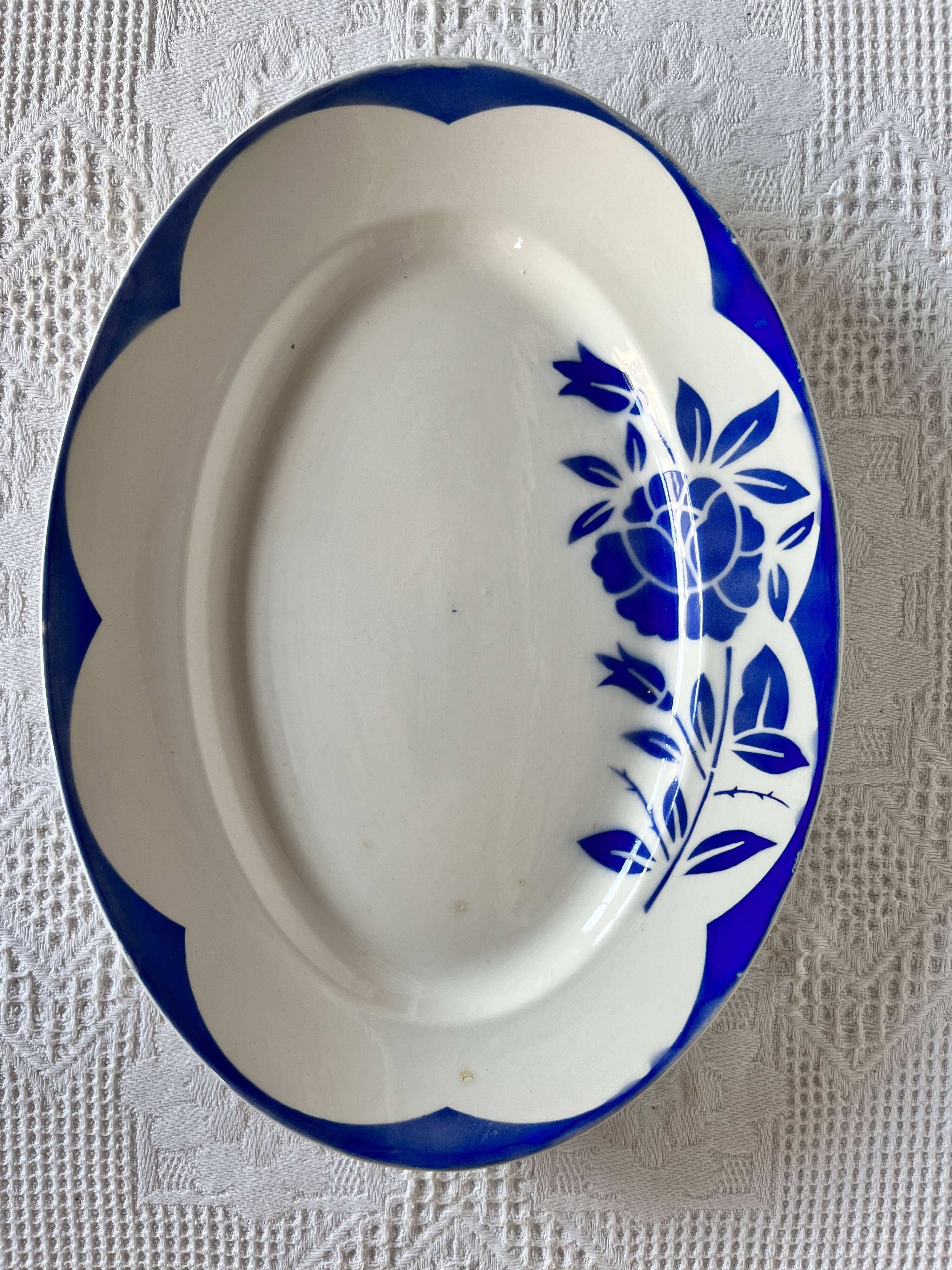 Digoin Corsica oval dish