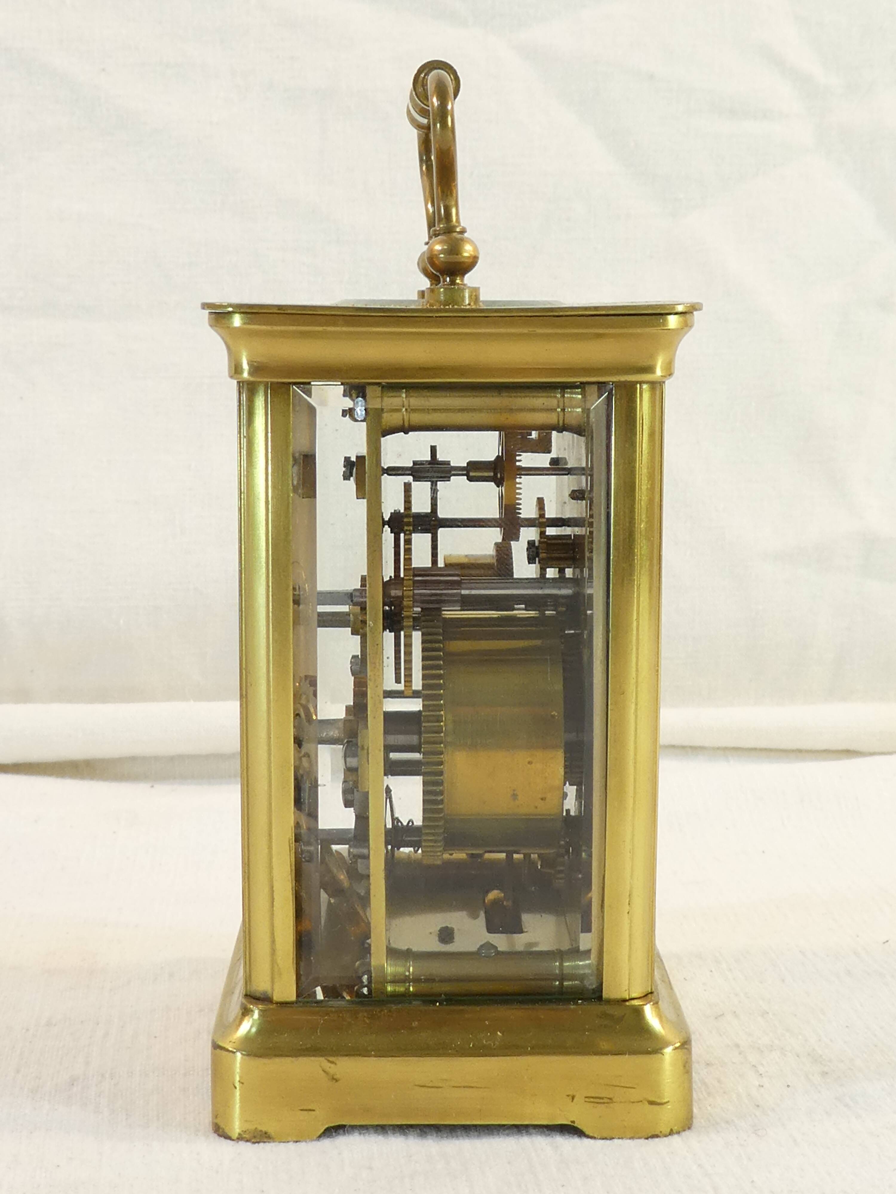 Officer's clock with functioning bell