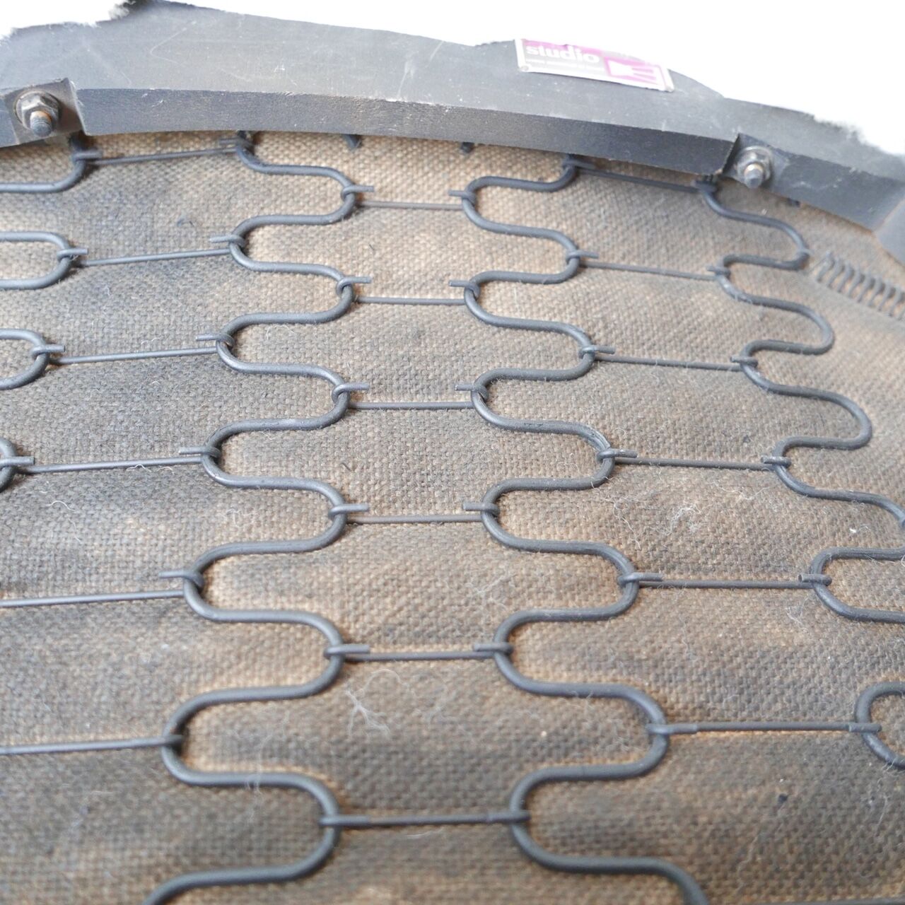 Pair of Alf Svensson 'TeVe' sheepskin shearling lounge chairs