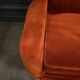 Pair of Scandinavian work armchairs from the 60s in velvet and compass legs