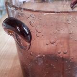 Biot glassware Ice bucket and cups 60s