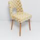 Mustard yellow Shell chair from the mid-century, 1960s
