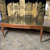 Louis XVI style flat desk in mahogany
