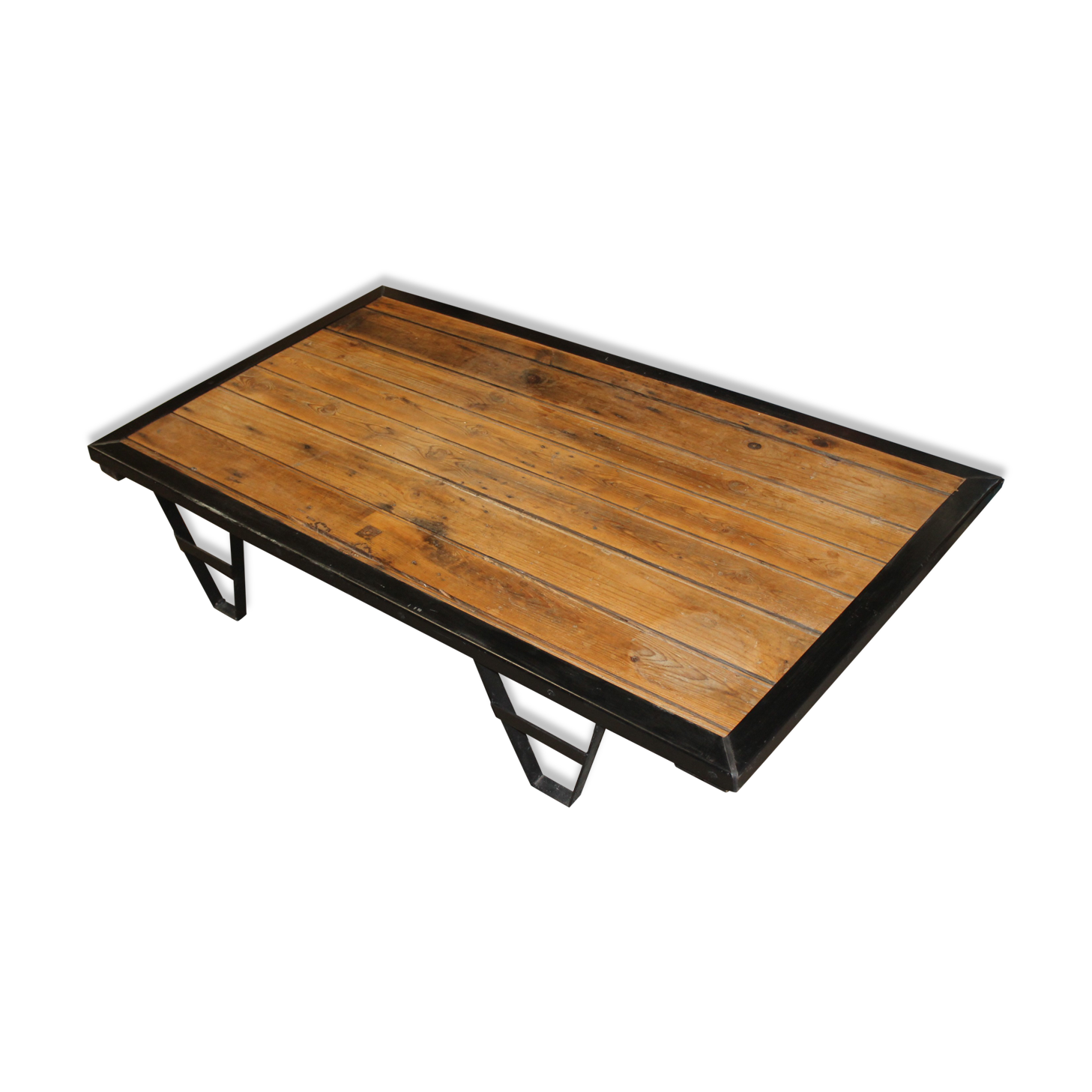 Industrial coffee table
