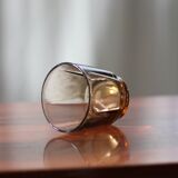 Smoked glass water glasses