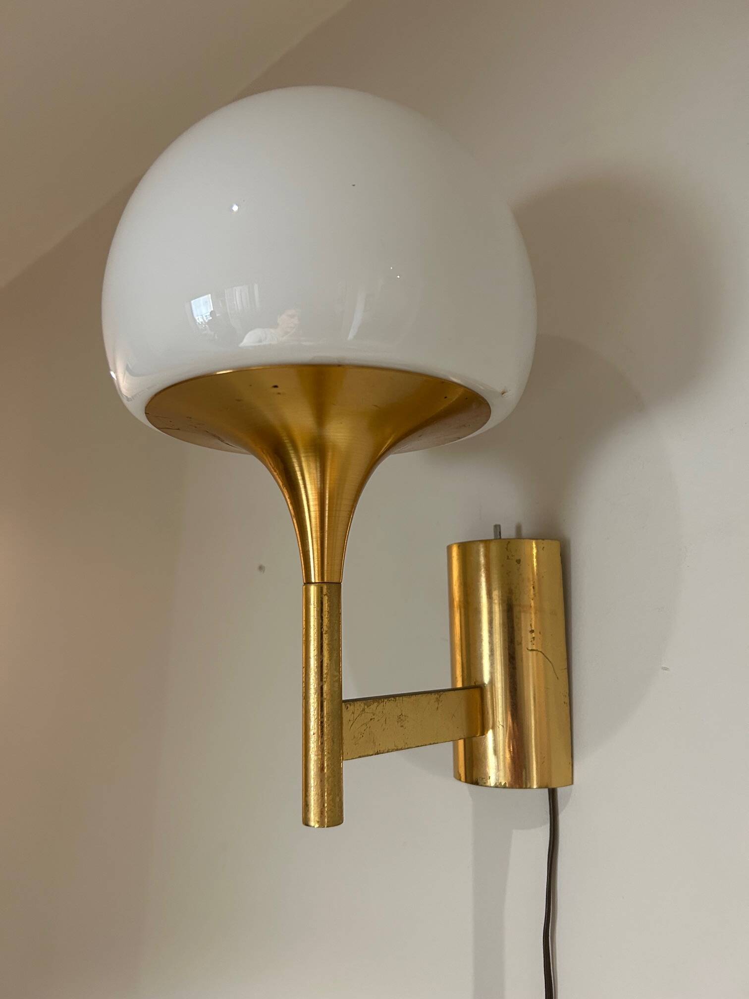 Brass wall lamp Sciolari