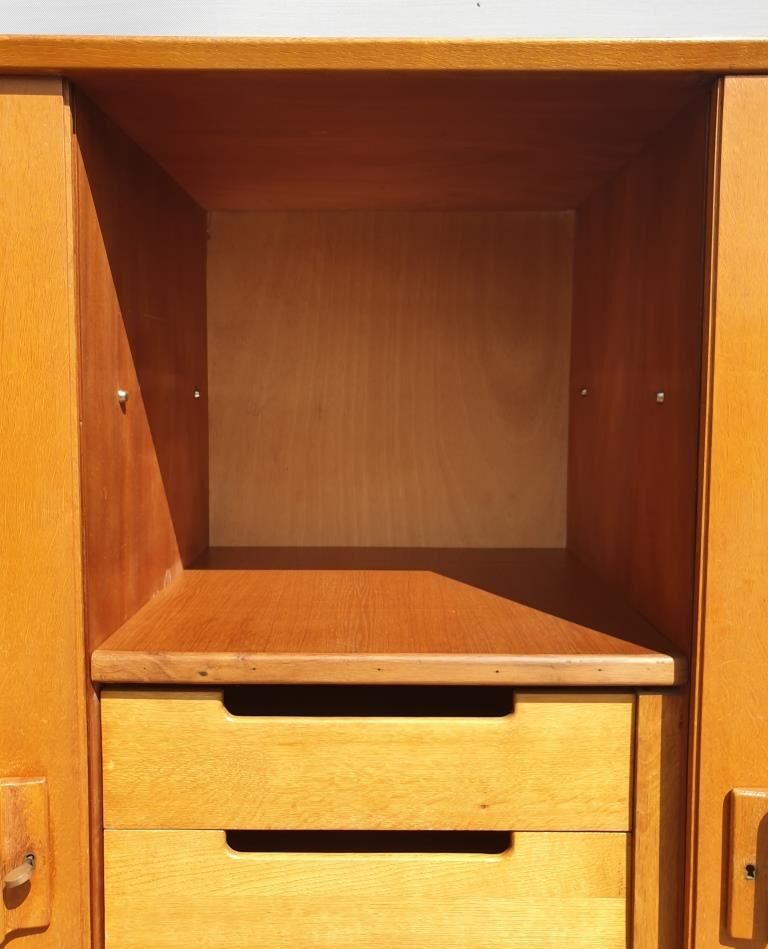 3-door wardrobe with 6 drawers 1950