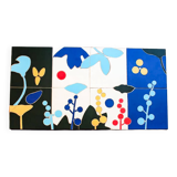 Peinture de fleurs réalisée avec une mosaïque de style trencadís (Gaudí. Barcelone).