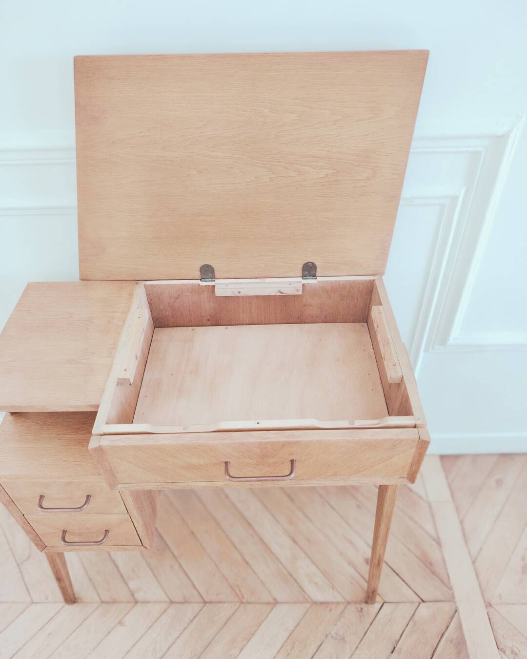 Vintage Scandinavian style desk, 1950s-60s.