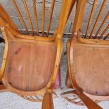 Chaises baumann assises similicuir