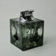 Black ice lighter by Antonio Imperatore, murano glass, Italy, 1970