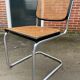 Cesca design chair b32 model in black and chrome
