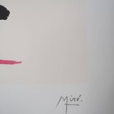 Joan MIRO: Surrealist loving couple, signed lithograph with certificate.