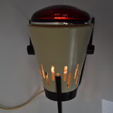 Mid-century infra table lamp,r ed light, circa 1980's