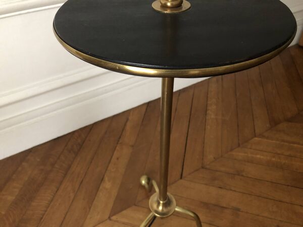 Lampadaire tablette tripode monte baisse tripode avec tablette 1960