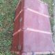 Old mail trunk in zinc