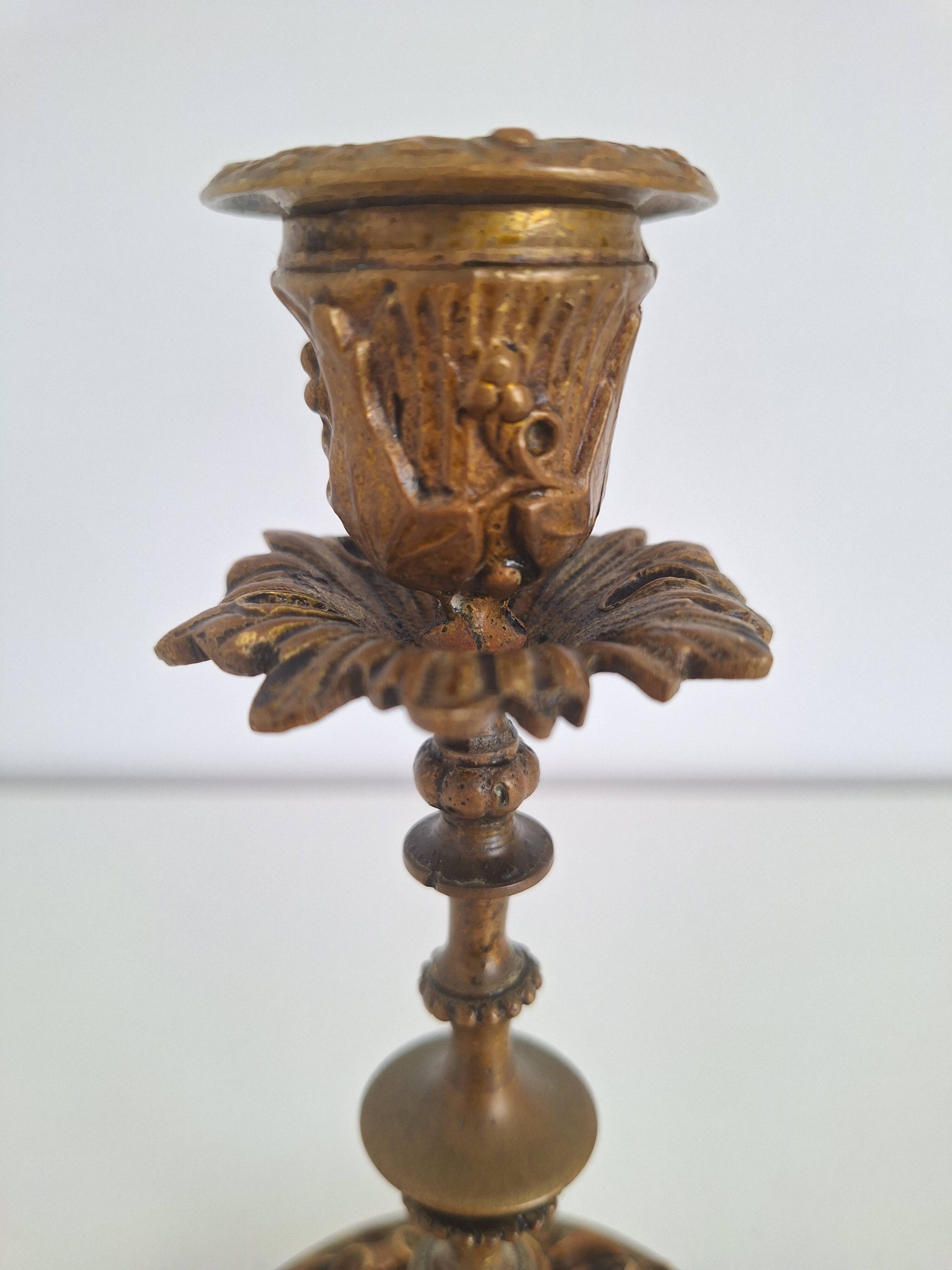 Baroque candle holder
