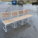 Set of 4 Cesca Model chairs by Marcel Breuer