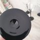 6 cocktail glasses / black stem martini glasses
