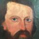 Portrait huile XIX