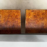 Marquetry side table