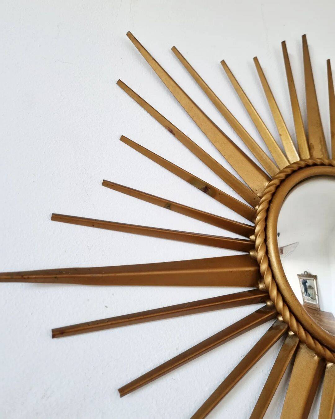 Chaty Vallauris ミラー Ø95cm フランス 1960s Chaty Vallauris ミラー Ø95cm フランス 1960s Miroir Chaty Vallauris