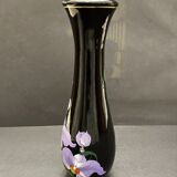 Lacquer vase decorated with orchids