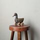 Vintage wooden duck collectible toy