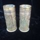 PAIR OF MONOGRAM VASE A L