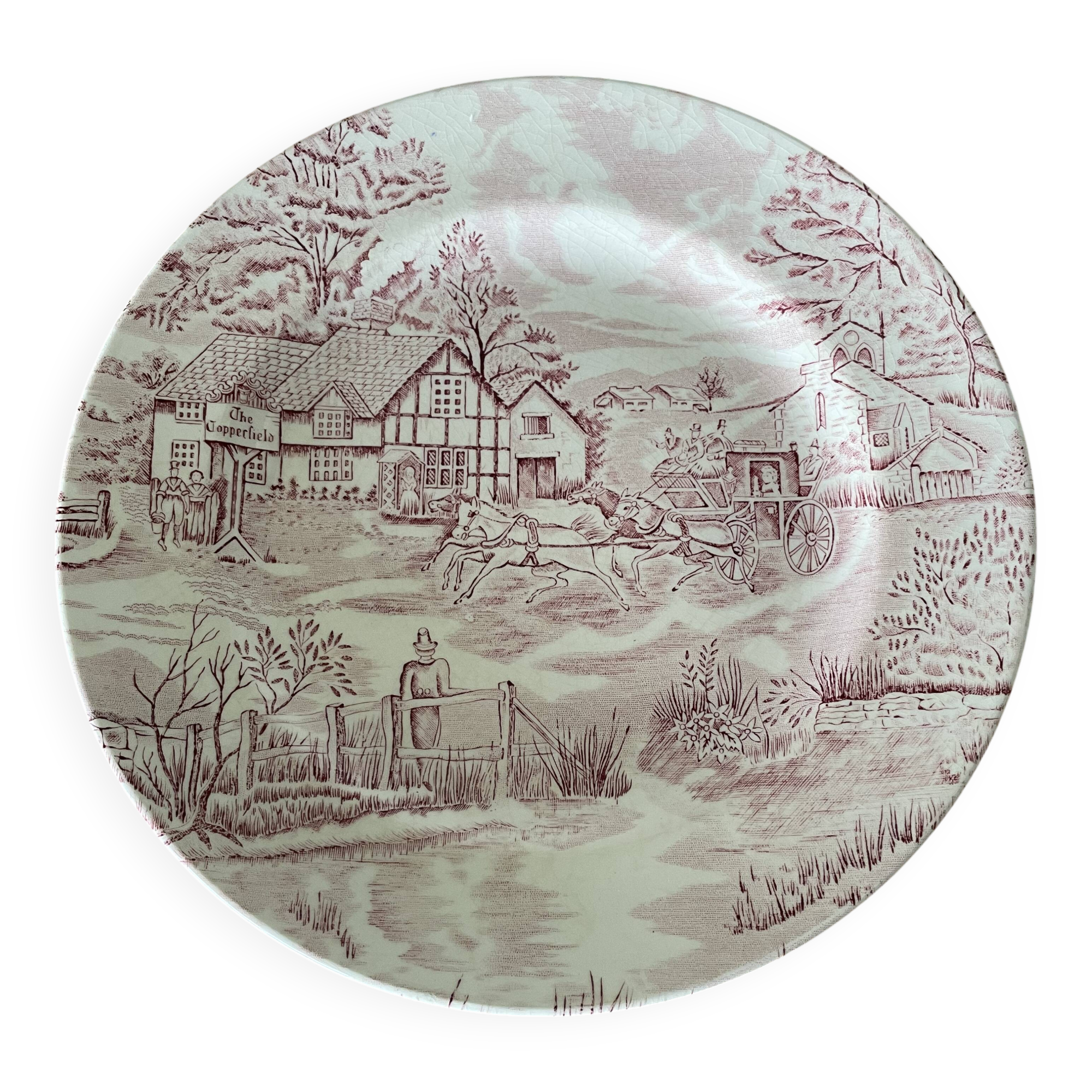 English style dinner plate "the copperfield"