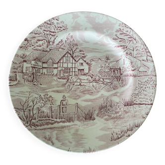 Assiette plate style anglais "the copperfield"