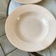 Lot de 5 assiettes creuses rose pâles Digoin Sarreguemines années 40