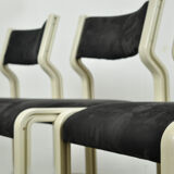 Set of 4 experimental dining chairs by Pierre Mennen for Pastoe, 1972 Netherlands