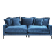 Canapé lullaby 3 seater petrol blue velvet kare design