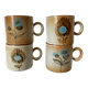 Marsh stoneware coffee cups