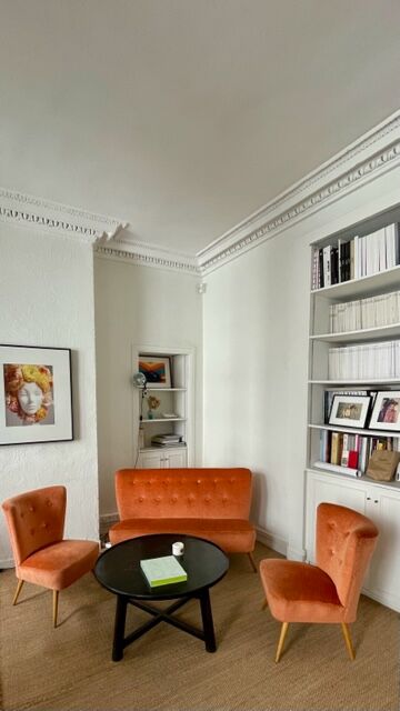 Sofa and 2 vintage armchairs