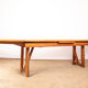 Large extendable dining table, 320 cm, in oak, Guillerme and Chambron.