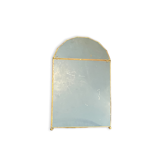 Showcase to be installed in golden brass 1950s