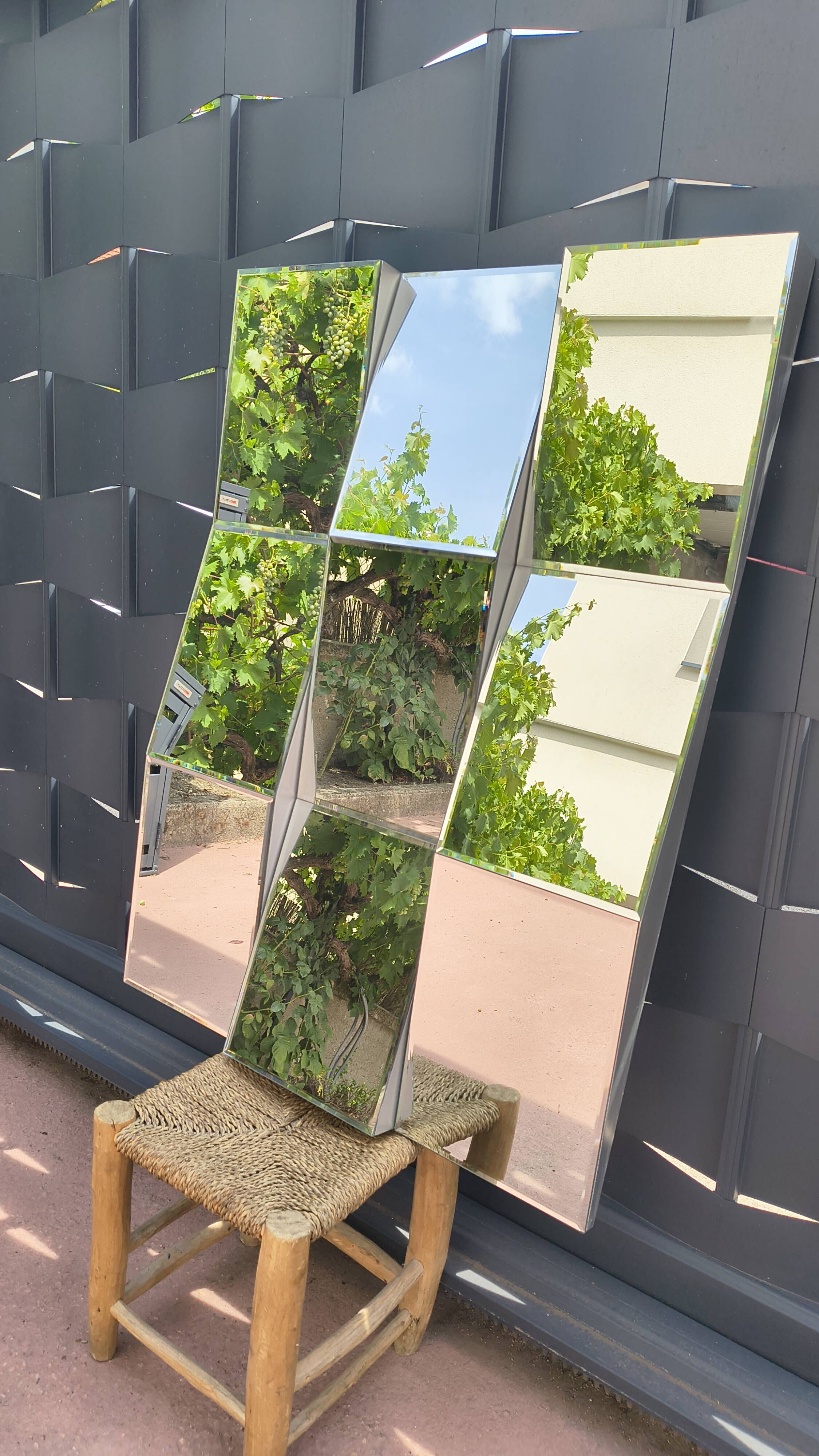 Miroir mural design Deknudt Decora - Modèle « Zigzag »