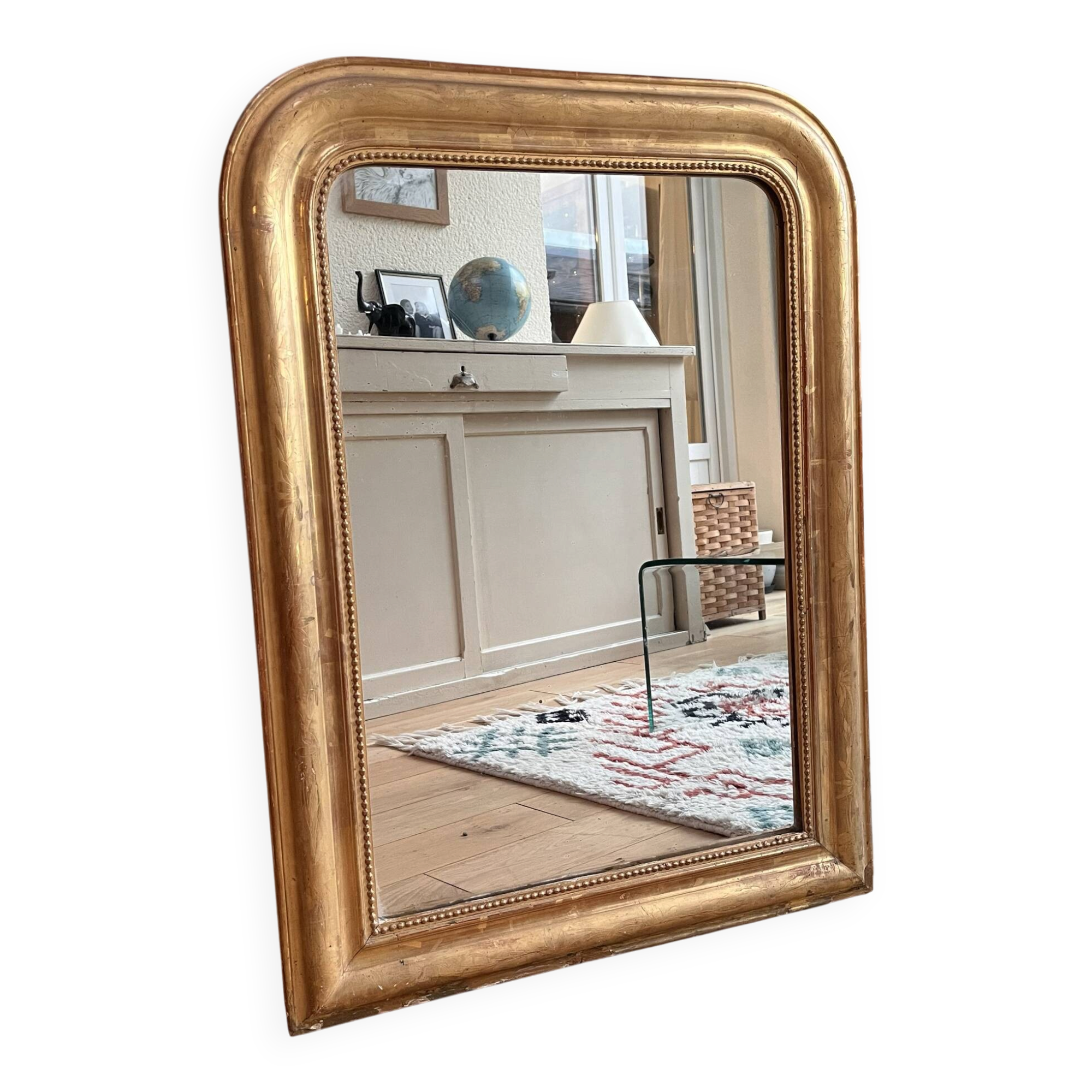 Golden Louis Philippe mirror
