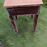 Patinated farmhouse stool