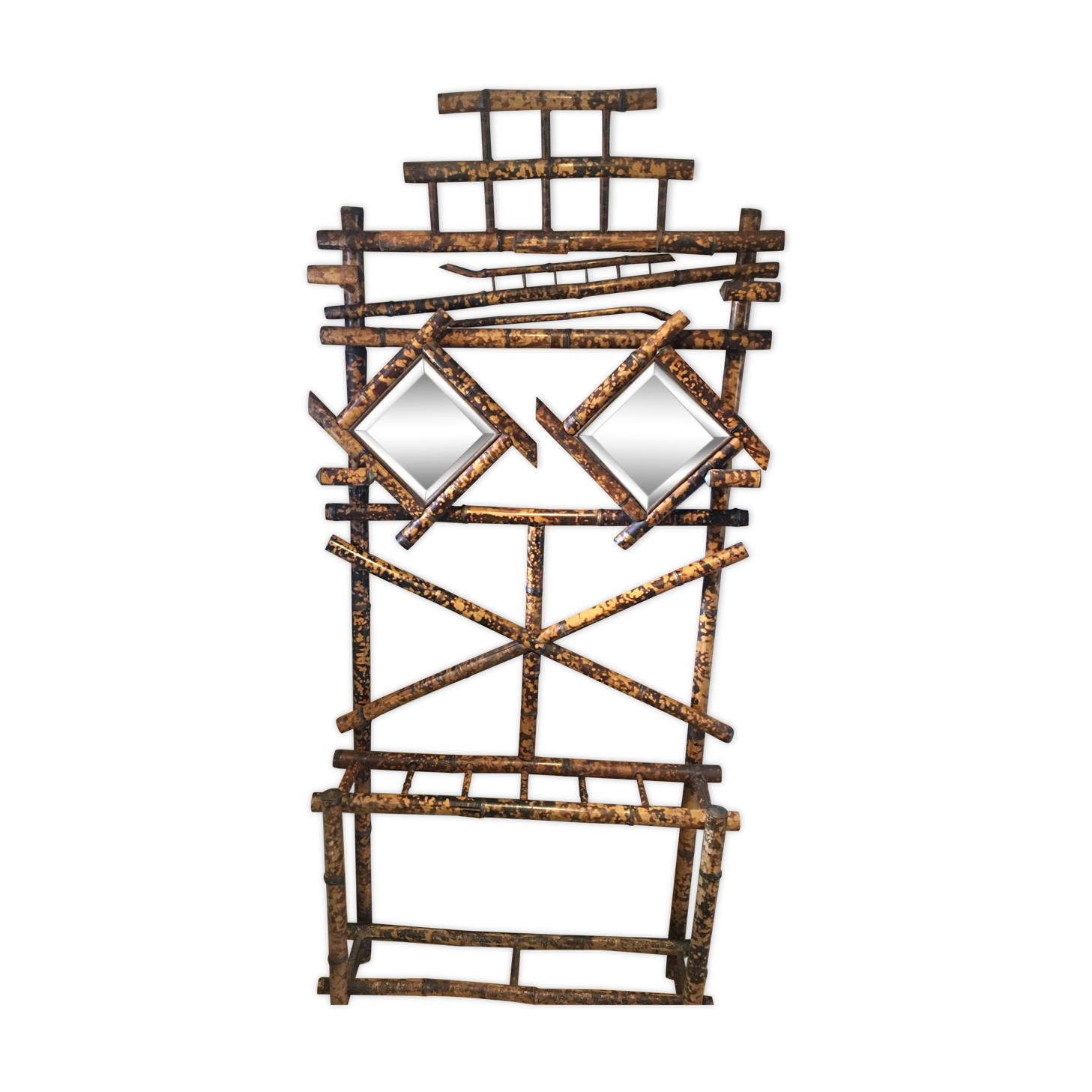 Napoleon III bamboo coat rack